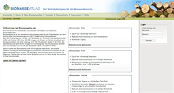Desktop Screenshot of biomasseatlas.de